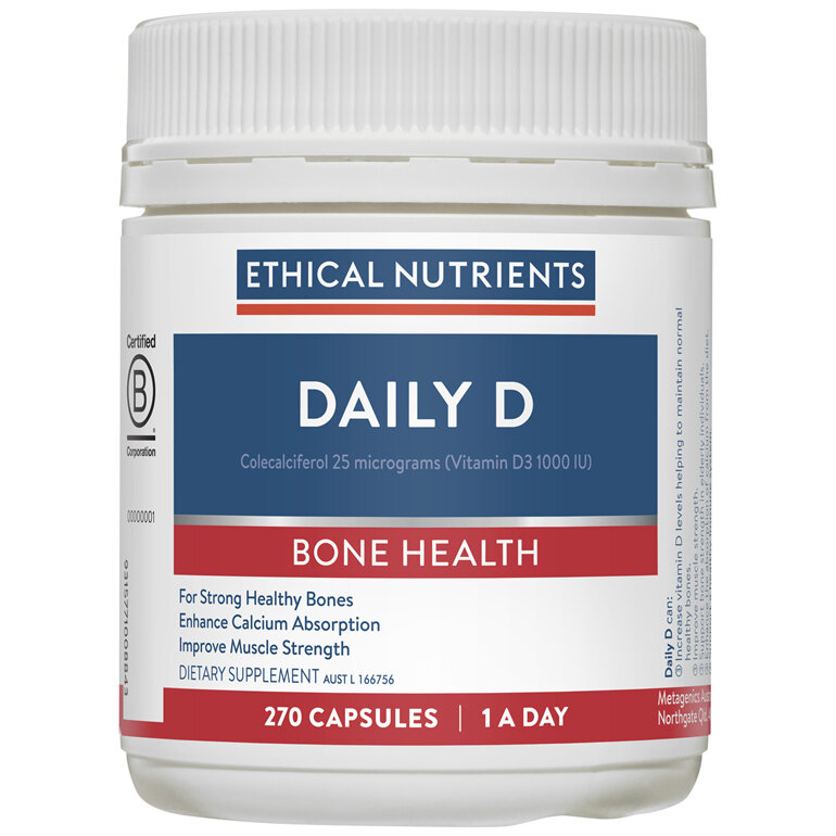 Ethical Nutrients FLEXIZORB Daily D 270 Capsules