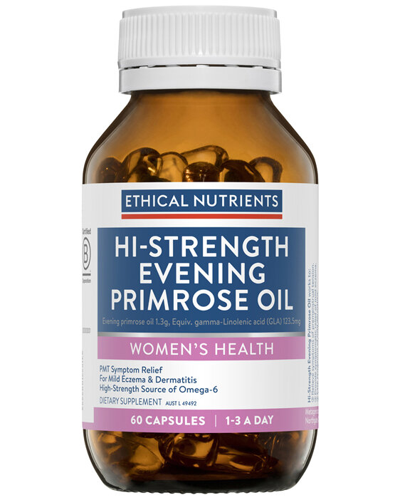 Ethical Nutrients Hi-Strength Evening Primrose Oil 60 Capsules