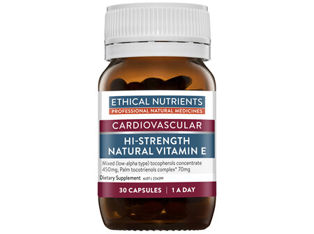 Ethical Nutrients Hi-Strength Natural Vitamin E 30 Capsules