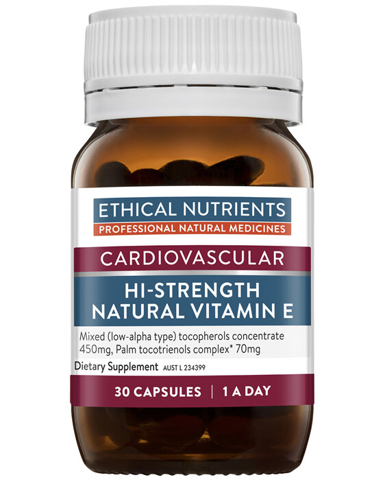 Ethical Nutrients Hi-Strength Natural Vitamin E 30 Capsules