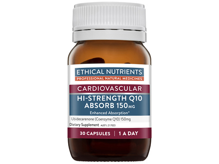 Ethical Nutrients Hi-Strength Q10 Absorb 150mg 30 Capsules