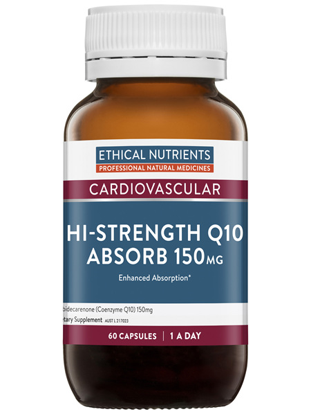 Ethical Nutrients Hi-Strength Q10 Absorb 150mg 60 Capsules