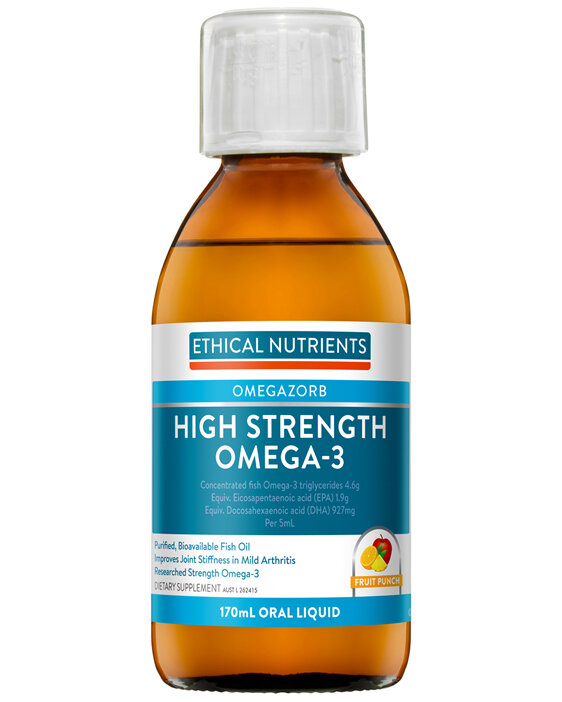 Ethical Nutrients High Strength Omega-3 Fish Oil 170mL
