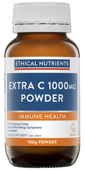 Ethical Nutrients IMMUZORB Extra C 1000mg Powder Orange 100g