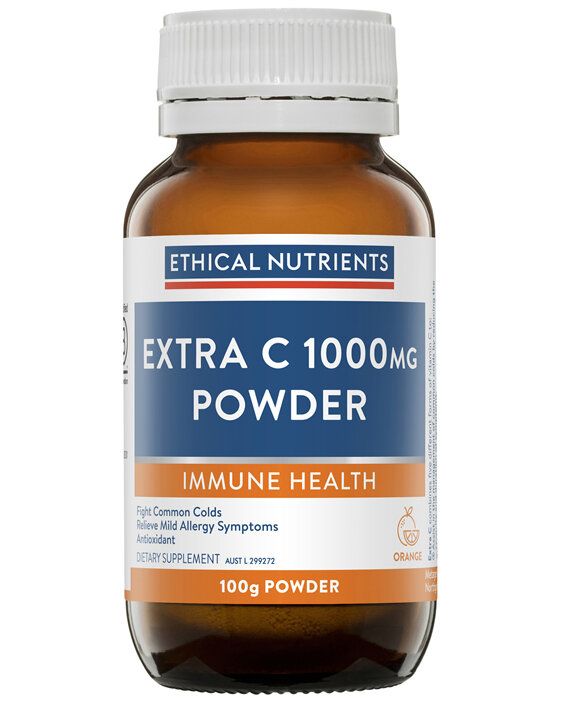 Ethical Nutrients IMMUZORB Extra C 1000mg Powder Orange 100g