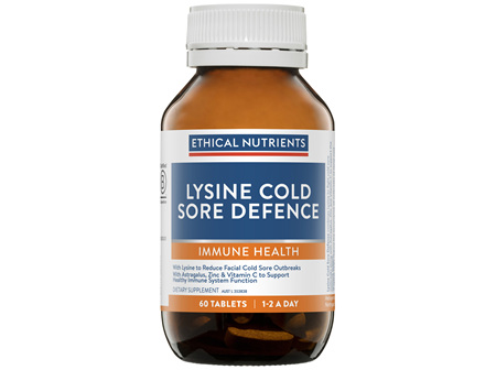 Ethical Nutrients IMMUZORB Lysine Viral Cold Sore Defence 60 Tablets