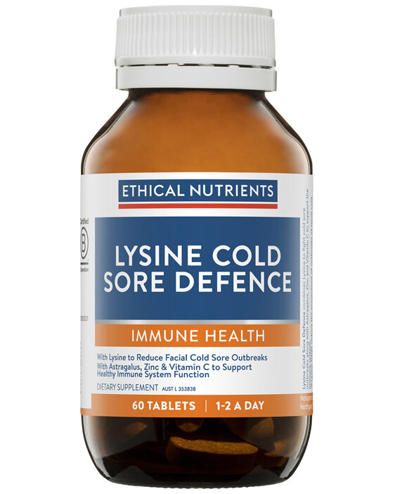 Ethical Nutrients IMMUZORB Lysine Viral Cold Sore Defence 60 Tablets