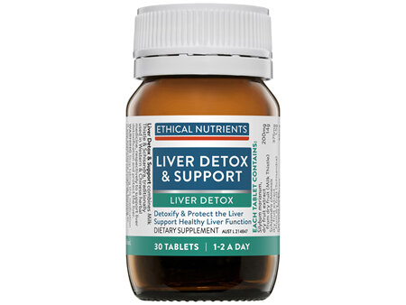 Ethical Nutrients Liver Detox & Support 30 Tablets