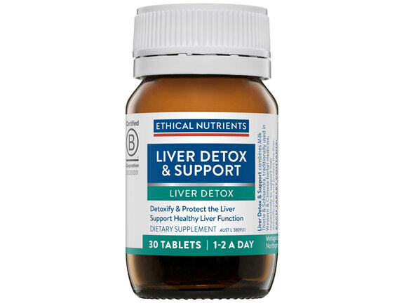 Ethical Nutrients Liver Detox & Support 30 Tablets