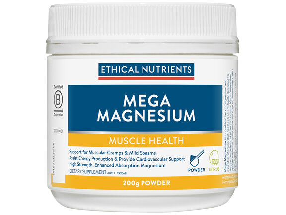 Ethical Nutrients Mega Magnesium Citrus 200g