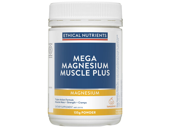 Ethical Nutrients Mega Magnesium Muscle Plus 135g Powder