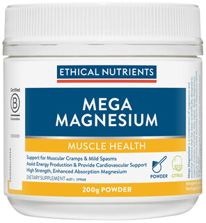 Ethical Nutrients MEGAZORB Mega Magnesium Citrus 200g Powder