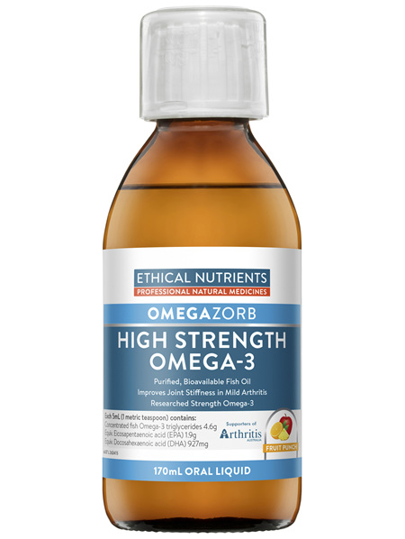 Ethical Nutrients OMEGAZORB High Strength Omega-3 Fruit Punch 170mL