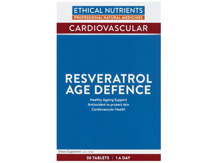 Ethical Nutrients Resveratrol Age Defence 30 Tablets