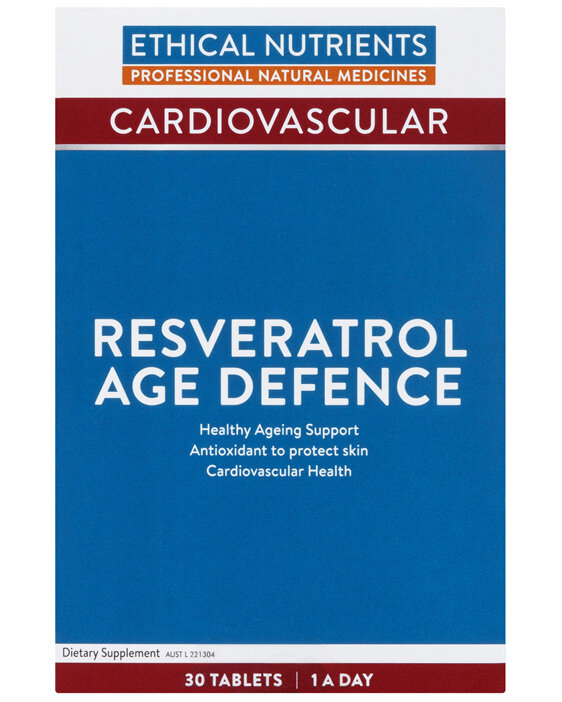 Ethical Nutrients Resveratrol Age Defence 30 Tablets