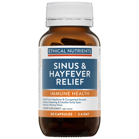 Ethical Nutrients Sinus & Hayfever Relief 60 Capsules