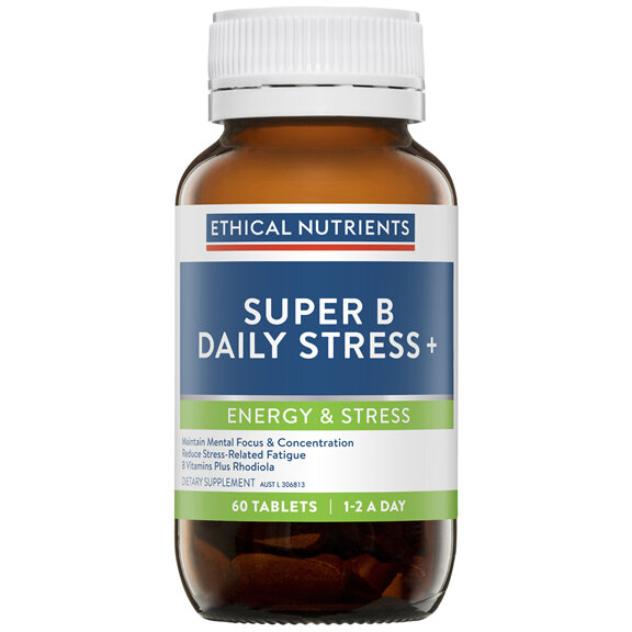 Ethical Nutrients Super B Daily Stress+ 60 Tablets