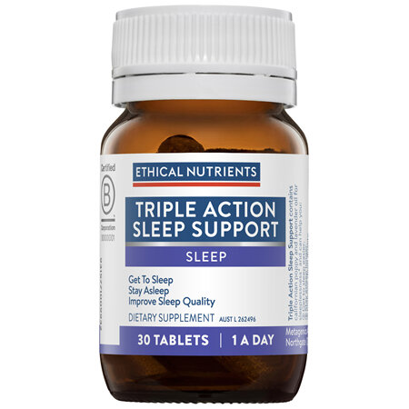 Ethical Nutrients Triple Action Sleep Support 30 Tablets