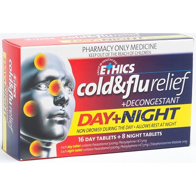 ETHICS Cold&Flu Relief Day&Night 24