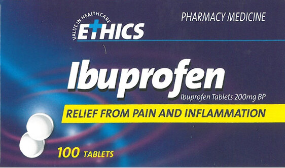 Ethics Ibuprofen 200mg 100 tabs