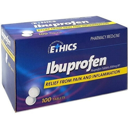 ETHICS Ibuprofen 200mg 100tabs