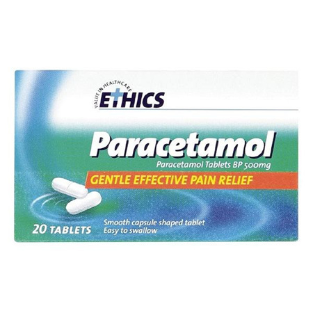 Ethics Paracetamol 500mg Tablets 100s