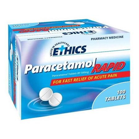 ETHICS Paracetamol Rapid 100 Caplet