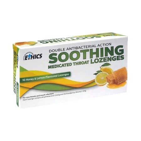 Ethics Soothing Medicated Loz 16s