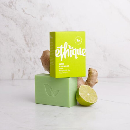 ETHIQUE Body Wash Bar Lime & Ginger 120g