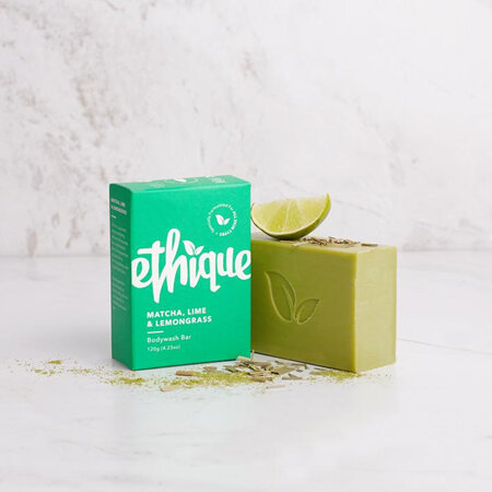 ETHIQUE Body Wash Bar Matcha, Lime & Lemongrass 120g