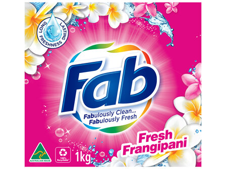 Fab Fresh Frangipani Laundry Powder Detergent 1kg