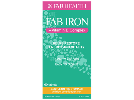 FAB IRON + Vitamin B Complex Oral Tablets
