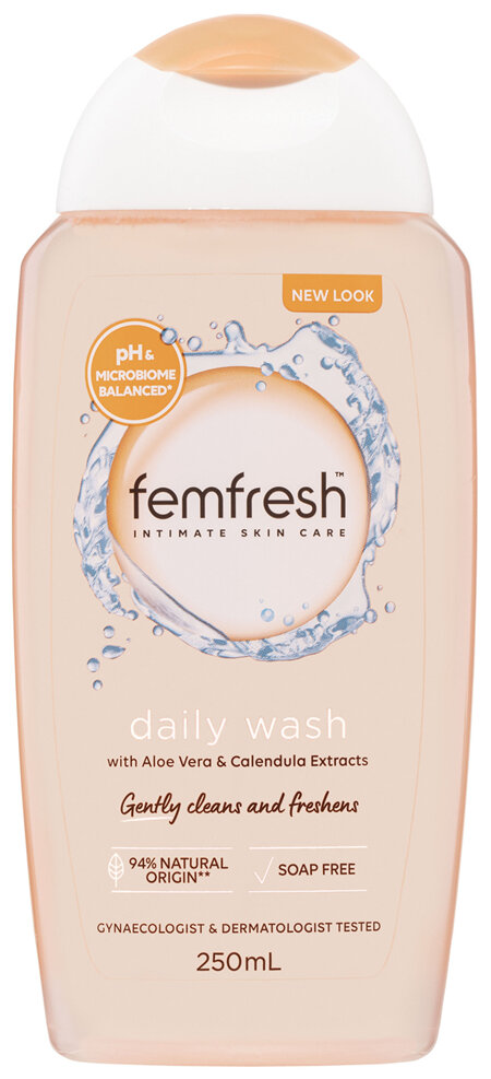 femfresh Daily Intimate Wash with Aloe Vera & Calendula Extracts 250mL