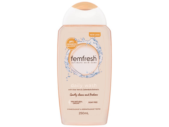 femfresh Daily Intimate Wash with Aloe Vera & Calendula Extracts 250mL