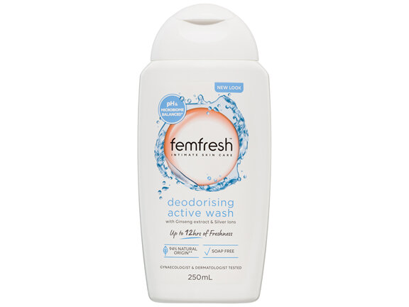 femfresh Deodorising Active Intimate Wash 250mL