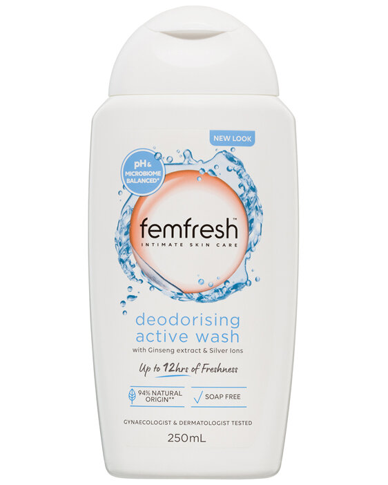 femfresh Deodorising Active Intimate Wash 250mL