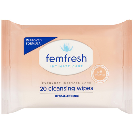 Femfresh Intimate Care Cleansing Wipes 20 Pack