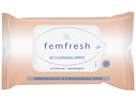 Femfresh Intimate Care Cleansing Wipes 20 Pack