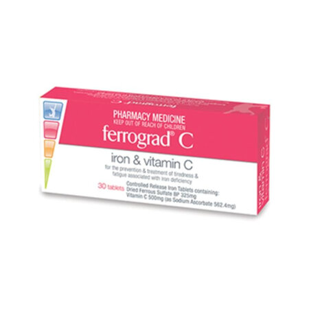 FERROGRAD C 325mg with Vit C 500mg 30s