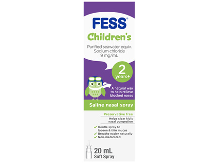 FESS Children's Nasal Spray 2 Years +20mL
