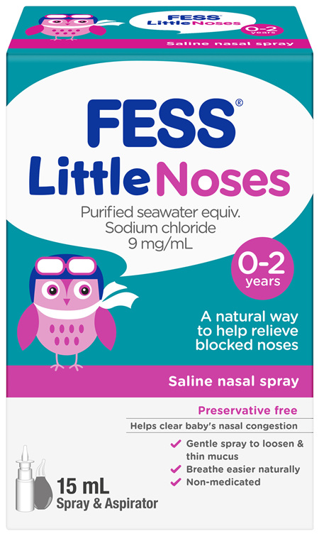 FESS Little Noses Nasal Spray + Aspirator 15mL