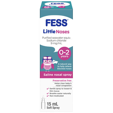 FESS Little Noses Saline Nasal Spray 15mL