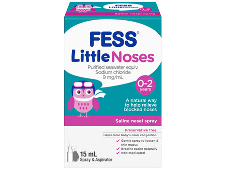 Fess Little Noses Spray + Aspirator 15mL