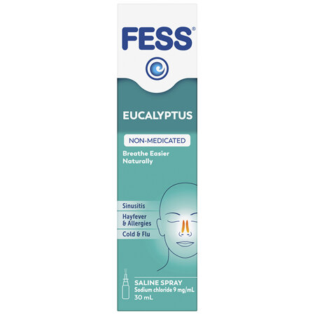 FESS Nasal Saline Spray Eucalyptus 30mL