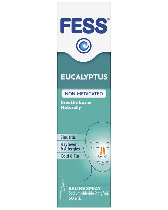 FESS Nasal Saline Spray Eucalyptus 30mL