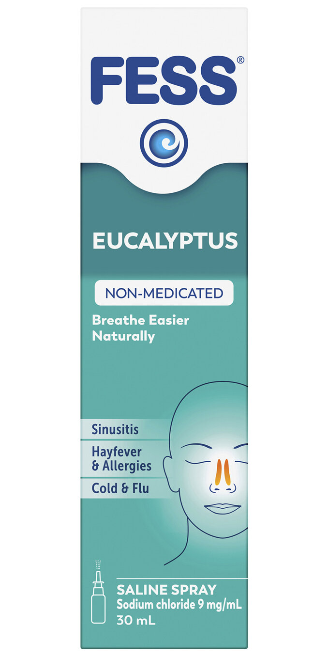 FESS Nasal Saline Spray Eucalyptus 30mL