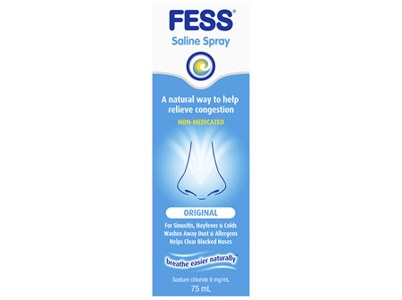 FESS Nasal Saline Spray Original 75mL