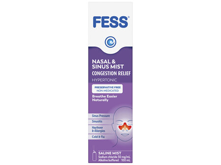 FESS Nasal & Sinus Mist Congestion Relief 100mL