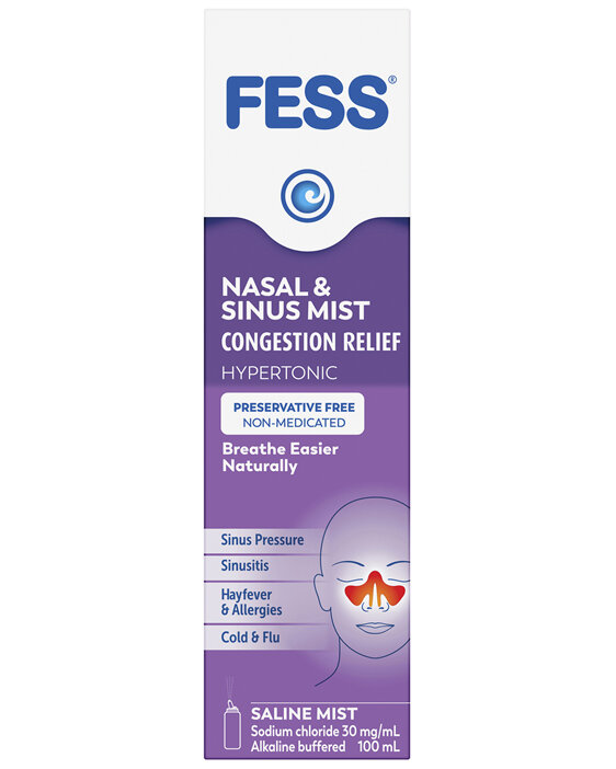 FESS Nasal & Sinus Mist Congestion Relief 100mL