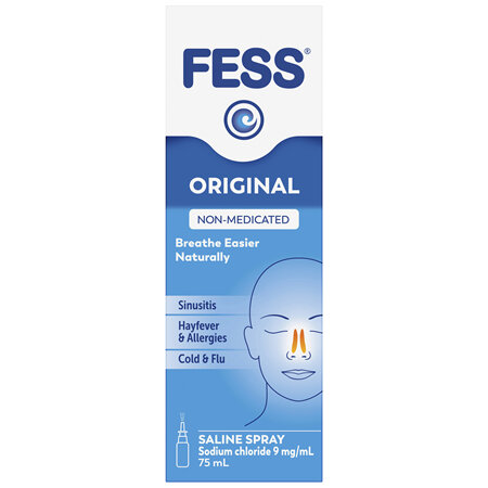 FESS Original Nasal Saline Spray 75mL